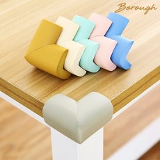 L자형 코너 아기 유아 모서리 가드 부딪힘방지 모서리가드 보호대 코너 쿠션 쿠션 모서리보호대 보호 안전 점착 코너 보호 스펀지 침대, 그린, 1개