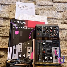 YAMAHA AG03 MK2 數位混音器 錄音介面 黑白兩色 Podcast 公司貨, AG03 MK2 黑色