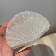 올림머리 반투명 조개 헤어 집게핀 여름 쉘 헤어핀