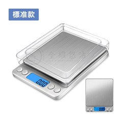 台灣現貨電子秤 磅秤 料理秤 食物秤 電子磅秤 烘焙磅秤 重量秤 珠寶秤 克拉秤 黃金秤 秤重 鑽石黃金 銀樓, 中文3000g/0.1g(標準款)