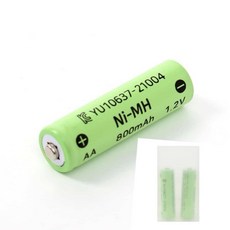 마음을끄는잡화점 니켈수소 800mAh AA충전지 2p세트 리모콘건전지 리모컨배터리, 1개, 2개입