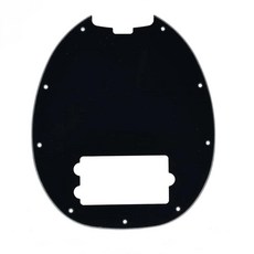 Dopro Bass Pickguard Fit for Musicman 클래식 4 스트링 스팅레이 베이스 모델 블랙 3겹