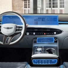 스코코 제네시스 GV70 페이스리프트 실내 디스플레이 보호필름 패키지 3종, 지문방지 저반사 3종