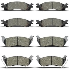 ALADICHE 2006-2010 포드 익스플로러와 호환되는 전면 후면 브레이크 패드 2007-2010 포드 익스플로러 스포츠 트랙 2006-2010 머큐리 마운틴rt (D, ALADICHE 2006-2010 포드 익스플로러와 호