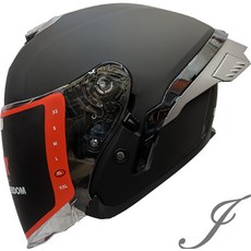 LAZER TANGO SR 消光黑安全帽 內墨鏡 耳機曹半罩, M( 57~58cm)