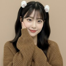오드아이 2p세트 냥발 머리핀 고양이발 냥젤리 고양이 머리삔 헤어핀 귀여운
