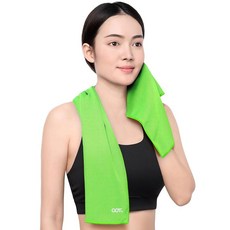 GOT Sports 쿨링 타월 (3팩 101.6cm x 30.5cm(40 12인치)) - 즉각적인 넥 및 페이스 랩 체육관 운동 달리기 극심한 열을 위한 스웨트 (야구, 초록색