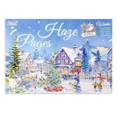 Auguro PET 겨울 풍경 스티커 20장 스크랩북 용품용 프리컷 150장 저널링용 투명