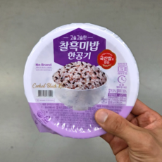 노브랜드 찰흑미밥 한공기, 210g, 3개