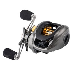 Huidiao 백래시 방지 베이트릴 7.1:1 더블핸들130mm N48 자력 브레이크 시스템 최대 드래그력 10kg, HJ, 우핸들