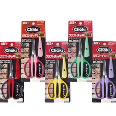 쵸키가위 160mm-그린/공예가위/자수가위/다용도가위(가볍고절삭력굿), 1개