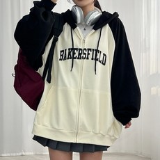 [단독진행] 베이커스 나그랑 오버핏 후드집업 2컬러