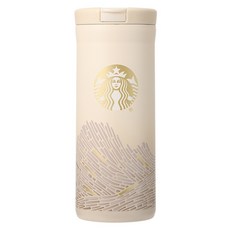 스타벅스 엘레강스 리듬 스트로우 보온 텀블러 11168756, 1개, 커피, 355ml