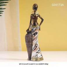 SN 아프리카 스타일 인테리어 빈티지 장식품 공예 여성, G04173A