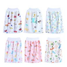 Baby童衣寶寶高腰防水隔尿裙 兒童嬰兒布尿褲 尿墊 防踢睡褲 戒尿布褲, 1個, 小汽車,M碼(適合0-4歲)