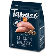 TAPAZO 特百滋 凍乾三重奏 無穀貓飼料 15LB 大包, 1個, 特百滋凍乾糧-熟齡貓低敏火雞15LB