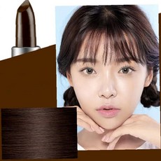편리한 새치커버스틱 헤어마스카라 셀프 뿌리 새치커버헤어틴트 간편염색약, 1개, 블랙