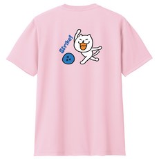 스트라이크 고양이 볼링 기능성 오버핏 티셔츠 볼링티 볼링용품