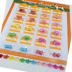 20개 애견 1판 왕관집게핀 반려동물 산책용 강아지 꾸미기 창의활동 90990ea 1(ea), 1개