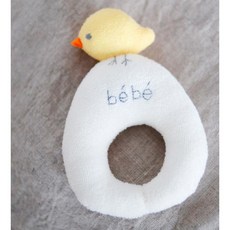 일본제 태교바느질 DIY키트 한글설명서 기요하라 아기병아리 딸랑이 인형 임산부 출산 선물, 1개