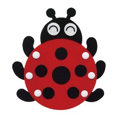 펠트 조립교구-무당벌레 (곤충류)