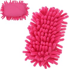 핑크 극세사 화이트보드 지우개 장갑 세탁 가능한 드라이 스폰지 교실 및 사무실용, 핑크 마이크로파이버 화이트보드 지우개 미트, 교실 및