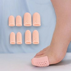 앞날창창 실리콘 발가락 보호 골무 보호캡 8개, 1세트