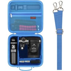 엘론보 캐리어 케이스 KODAK PIXPRO AZ528 AZ255 AZ405 AZ425 AZ401 디지털 카메라용 Kodak 아스트로 줌 브이로그용 카메라 광각 렌즈 망원 액세, Blue