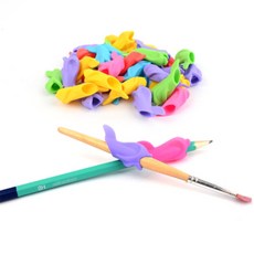 U&U샵 돌고래 펜그립 색상랜덤 연필손잡이