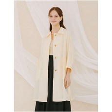 비지트인뉴욕 셔츠 칼라 미디 트렌치코트 VY4BB71