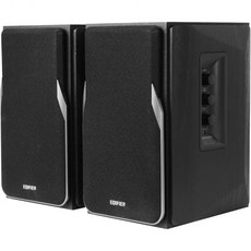 Edifier R1380DB 액티브 블루투스 책장 스피커 - 광학동축 입력 - 2.0 무선 스튜디오 모니터 스피커 - 42W RMS블랙, black