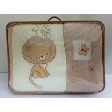 (滿額贈) 小鹿斑比純棉七件式寢具-M 嬰兒被 嬰兒七件式被組 幼兒七件式被組 七件式被組 被組 棉被#巧達兔嬰滿額贈), M