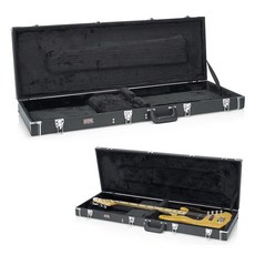 Gator GW-BASS Deluxe Wood 베이스기타 하드케이스 베이스가방, 1개
