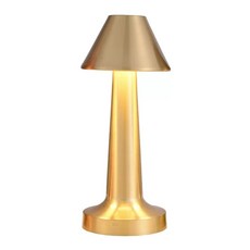 브럭스 테이블 램프 침실 터치 야간 LED 커피 충전식 조명 장식 책상 로즈레드 금속, K. 우산 모양의 금 브러시 와이어