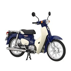 후지미 혼다 슈퍼 커브110 오토바이 파란색 프라모델 1:12, 1개