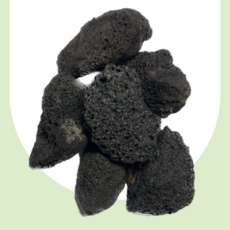 모오닝 가드닝 화산석 1kg 소포장 화분 원예 마감재 장식돌 가벼운돌, 화산석블랙, 30-50mm, 1개