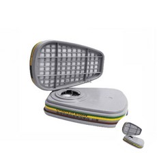 [삼마누] 정화통마스크 방진방독마스크 산업용마스크 방독마스크 복합용 방독 정화통 6006K 1봉 2개입