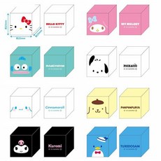 산리오캐릭터 블럭 지우개(랜덤)