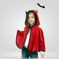 미니악마망토-아동 축제소품 뱃망토 악마망토