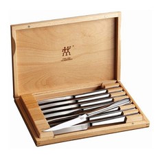 ZWILLING 雙人牌 頂級牛排刀8件組，優質不鏽鋼材質，鋒利耐用，精美禮盒包裝, 1個