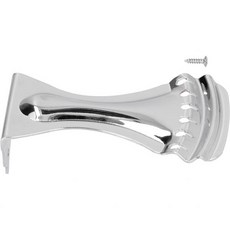 왈프론트 벤트 테일피스 6현 레조네이터 기타용 은색 금속 구멍 디자인 고정 나사 포함 12x7x5cm/4.7x2.8x2인치, 왈프론트 벤트 테일피스 6현 레조네이터 기타용 은색 금