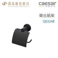 CAESAR 凱撒衛浴 衛生紙架 Q6324B，簡約時尚設計，鍍鉻表面處理，安裝簡便, 1個