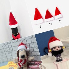 크리스마스모자 미니 산타 4cm 인형, 1개, 미니 산타 모자-L(라지)