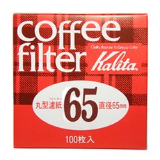 칼리타 라운드필터 65mm 100매, 1개