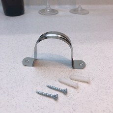 富爾康 強制排氣熱水器 Ｕ型夾, 1個, 熱水器排氣管-固定夾