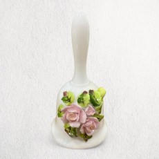Georgia's 骨瓷玫瑰花手搖鈴 居家裝飾擺飾