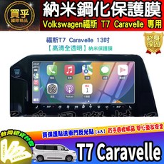 買乎 鋼化保護膜 Volkswagen 福斯 專用 霧面防反光, T7Caravelle 13吋 透明納米, 1個