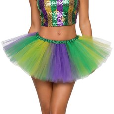 여성용 투투 스커트 엘라스틱 5겹 빈티지 툴 발레 파티 의상