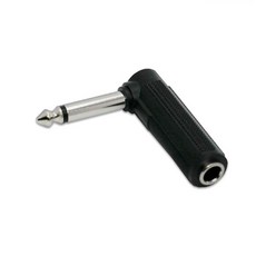 55잭 5.5 6.3 TS 모노 꺾임 기타 스피커 앰프 오디오 연장 젠더