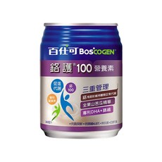 BOSCOGEN百仕可 鉻護100營養素 24罐/箱 原味清甜 控糖好喝 山苦瓜精華 新一代雙效配方 奶素可食, 1箱, 240ml